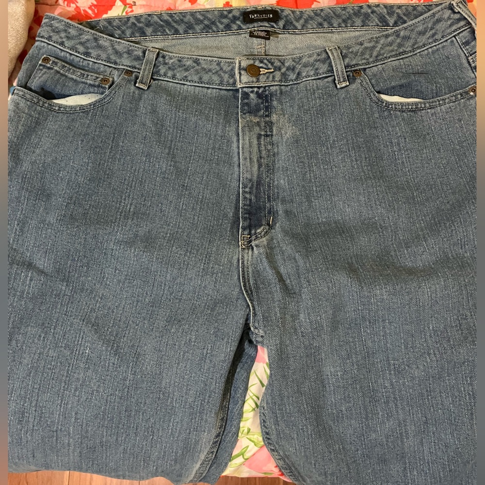 Buttons Blue Boyfriend Jeans Classic Style